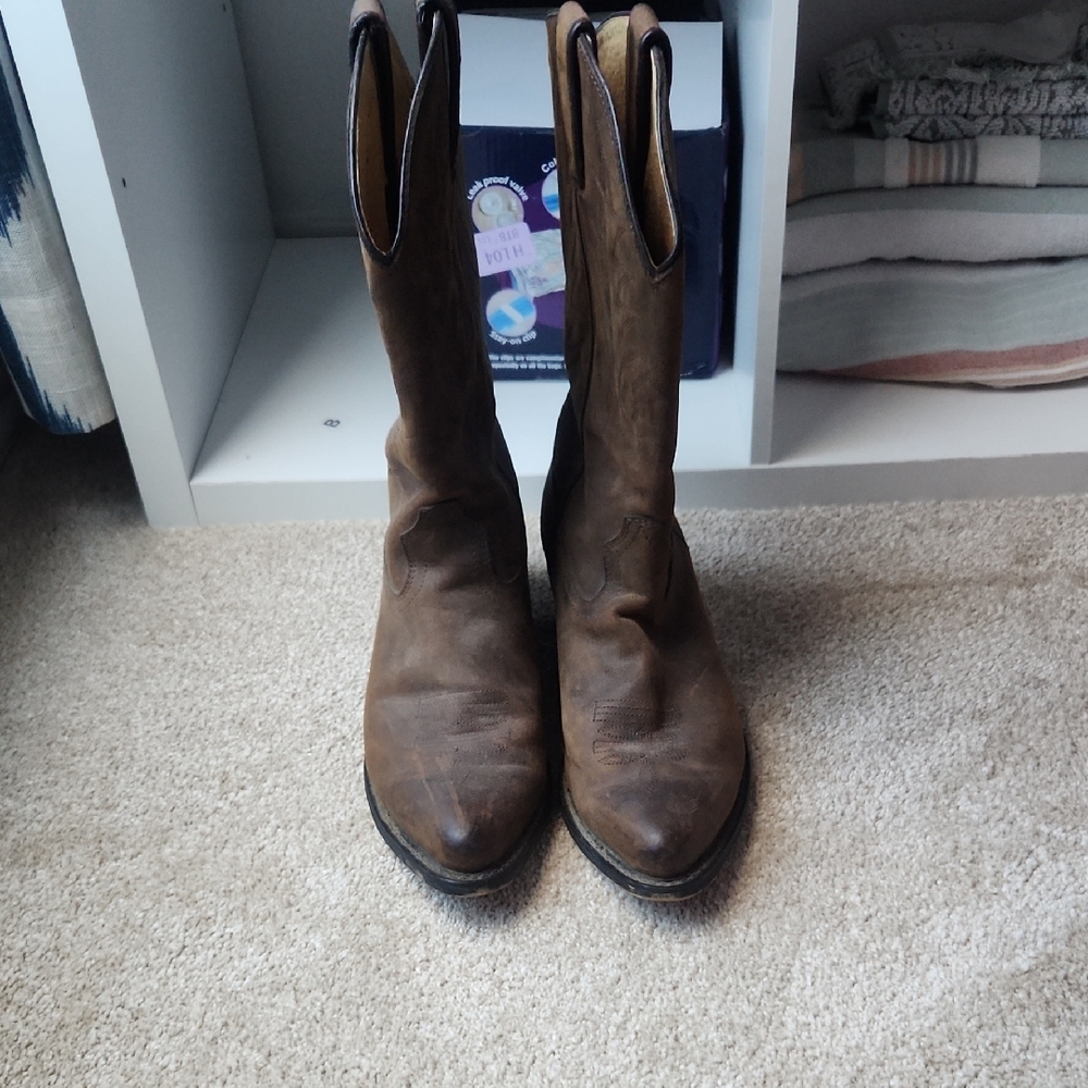 Durango Brown Leather Cowgirl Boots